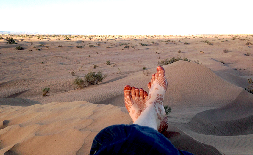 voyage dans le désert