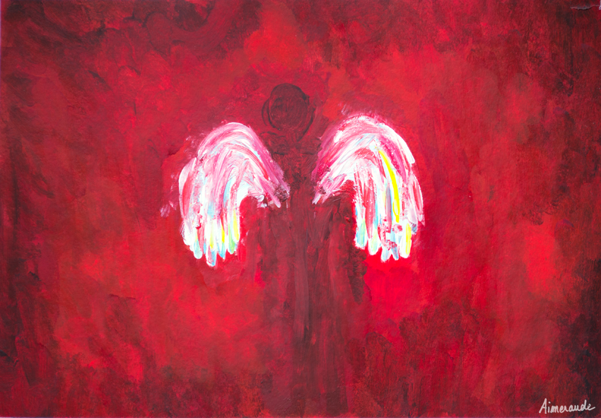 Peinture rouge