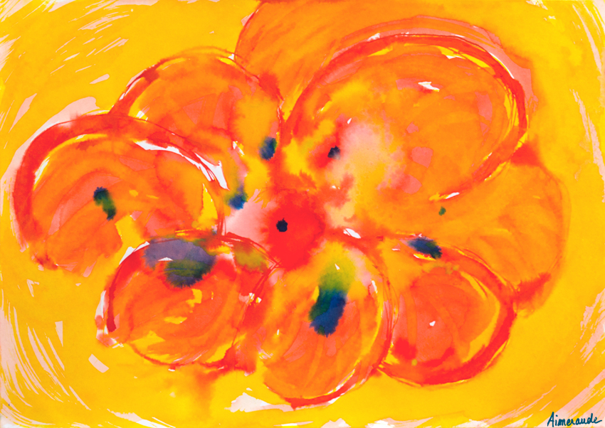 Fleur rouge