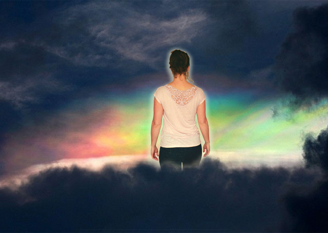 aimeraude dans le ciel