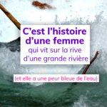 Elle glousse en crachant l’eau comme une baleine